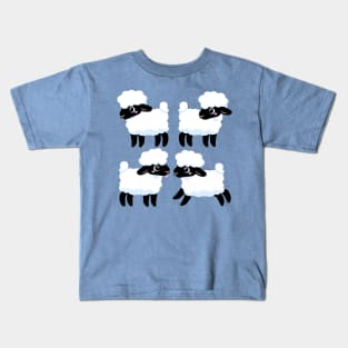 Simple Sheep Design - Light Kids T-Shirt